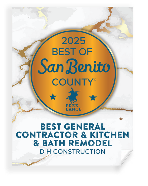 Hollister Free Lance Newspaper: "Best of San Benito County" Award Plaque - Window Clings