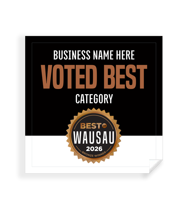 Best in Wausau  - Window Cling