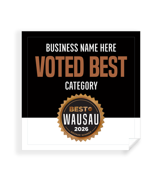 Best in Wausau  - Window Cling