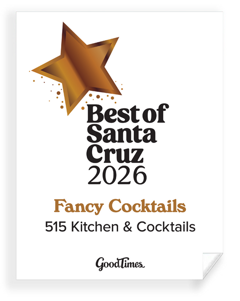 "Good Times: Best of Santa Cruz" Award - Window Clings