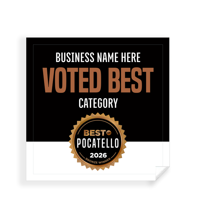 Best in Pocatello - Window Cling