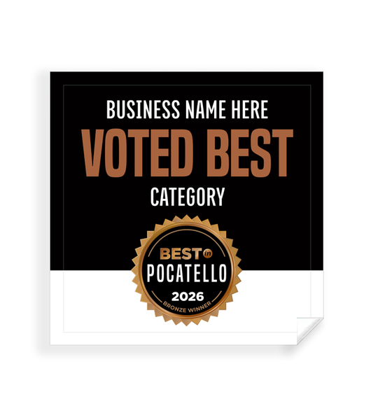 Best in Pocatello - Window Cling
