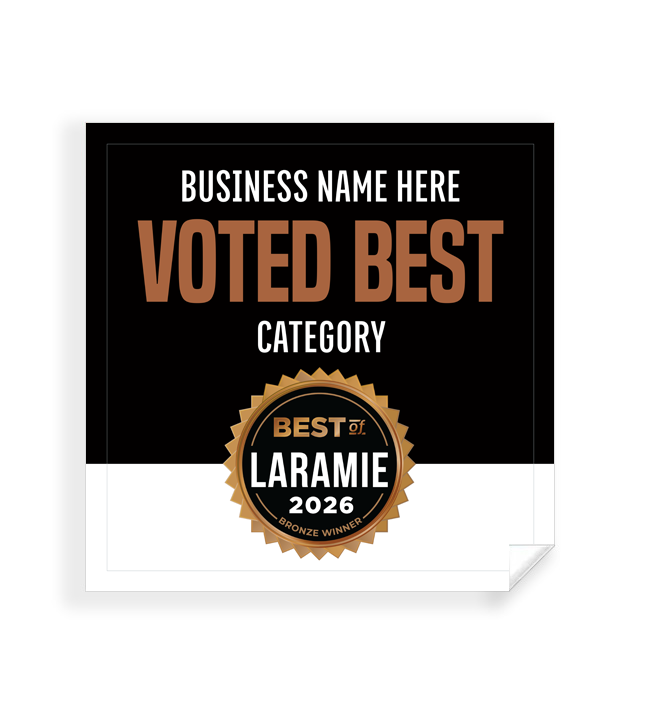 Best of Laramie  - Window Cling