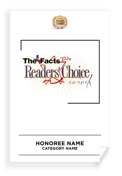 The Facts Readers Choice Award Reprint/Poster