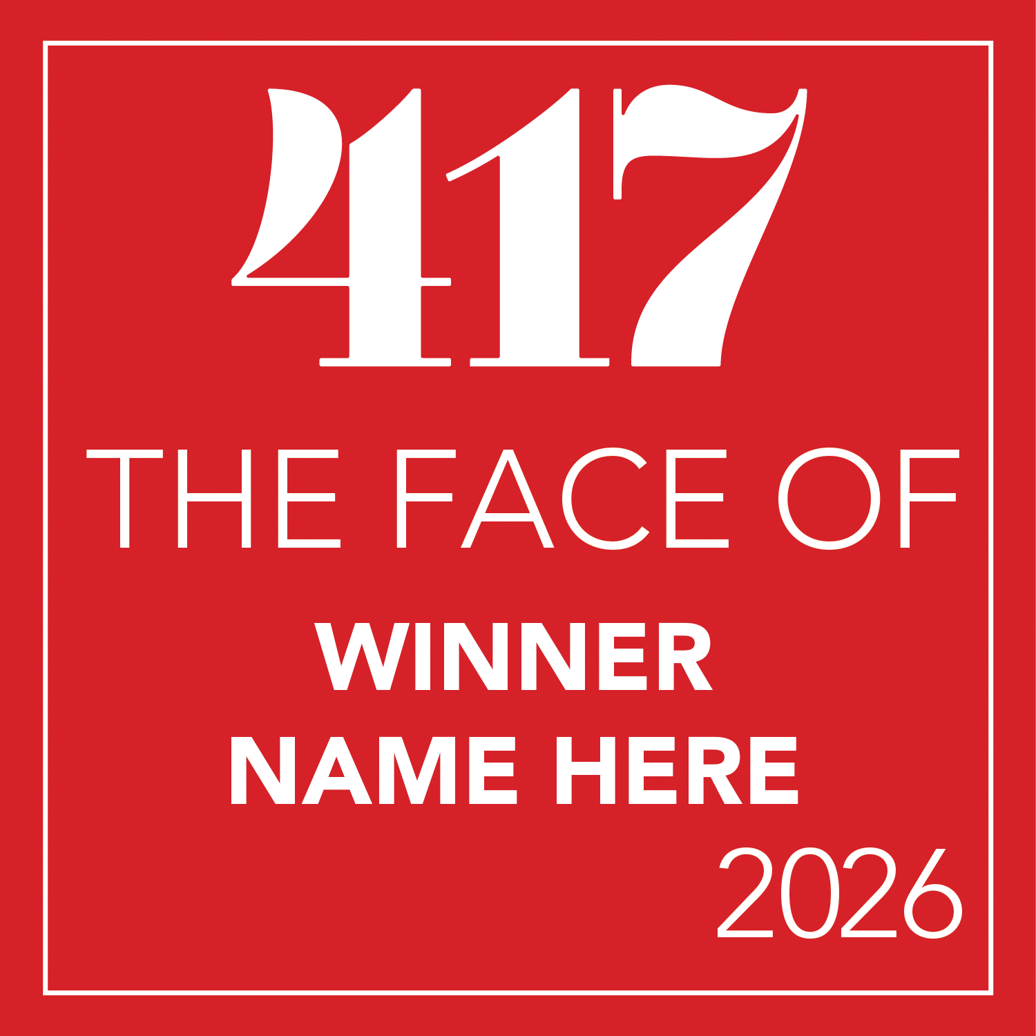 417 Magazine FACES Decal