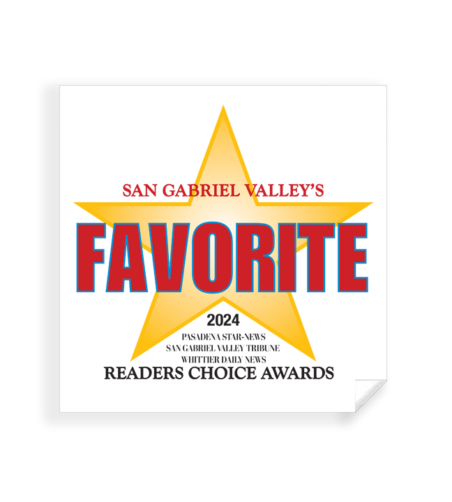 SGVN Best Of Certificate and Readers Choice Awards - Window Cling