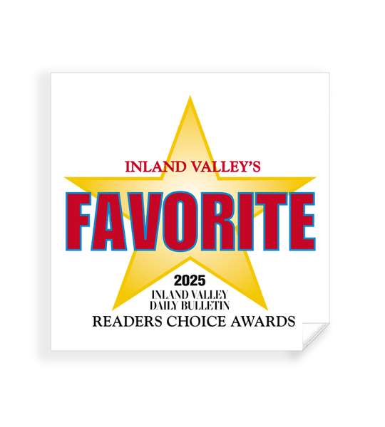 IVDB Best Of Certificate and Readers Choice Awards - Window Cling