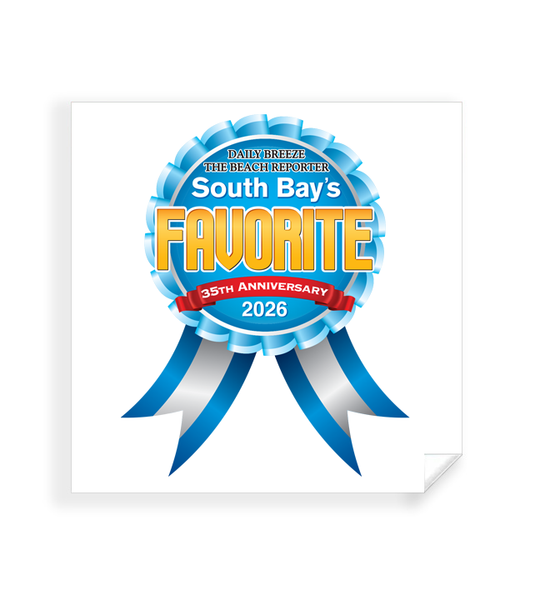South Bay's Best Of and Readers Choice - Window Cling