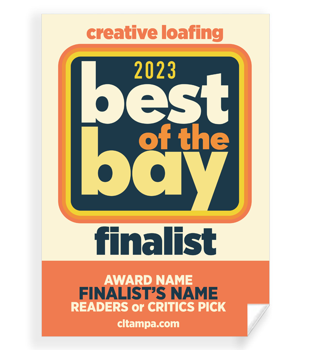 CL Tampa Bay Best of the Bay | Window Decal