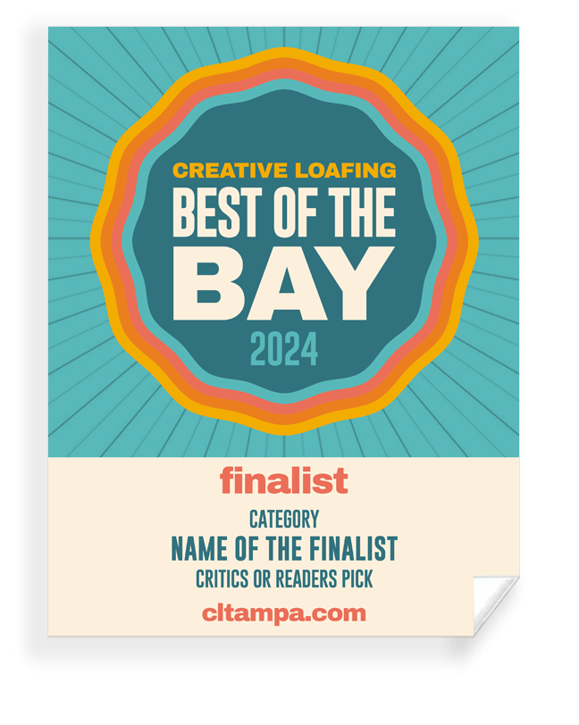 CL Tampa Bay Best of the Bay | Window Decal