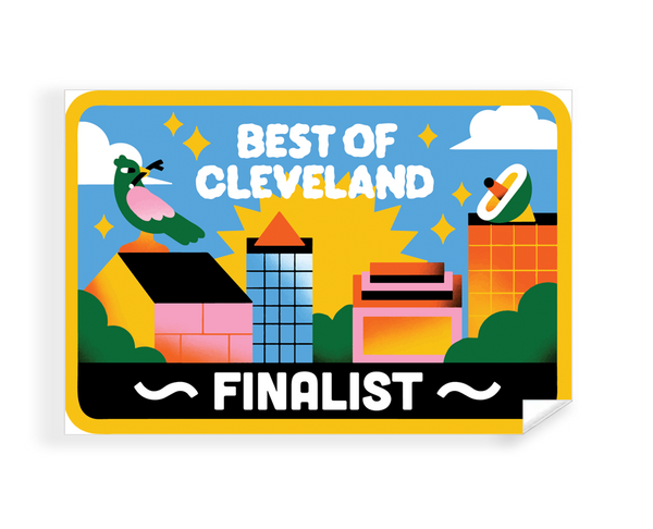 Cleveland Scene "Best of Cleveland" Award Window Cling