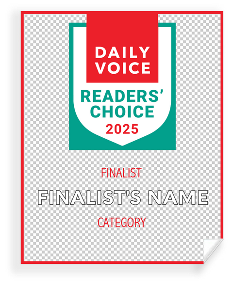 Daily Voice Readers' Choice Award - Window Decal