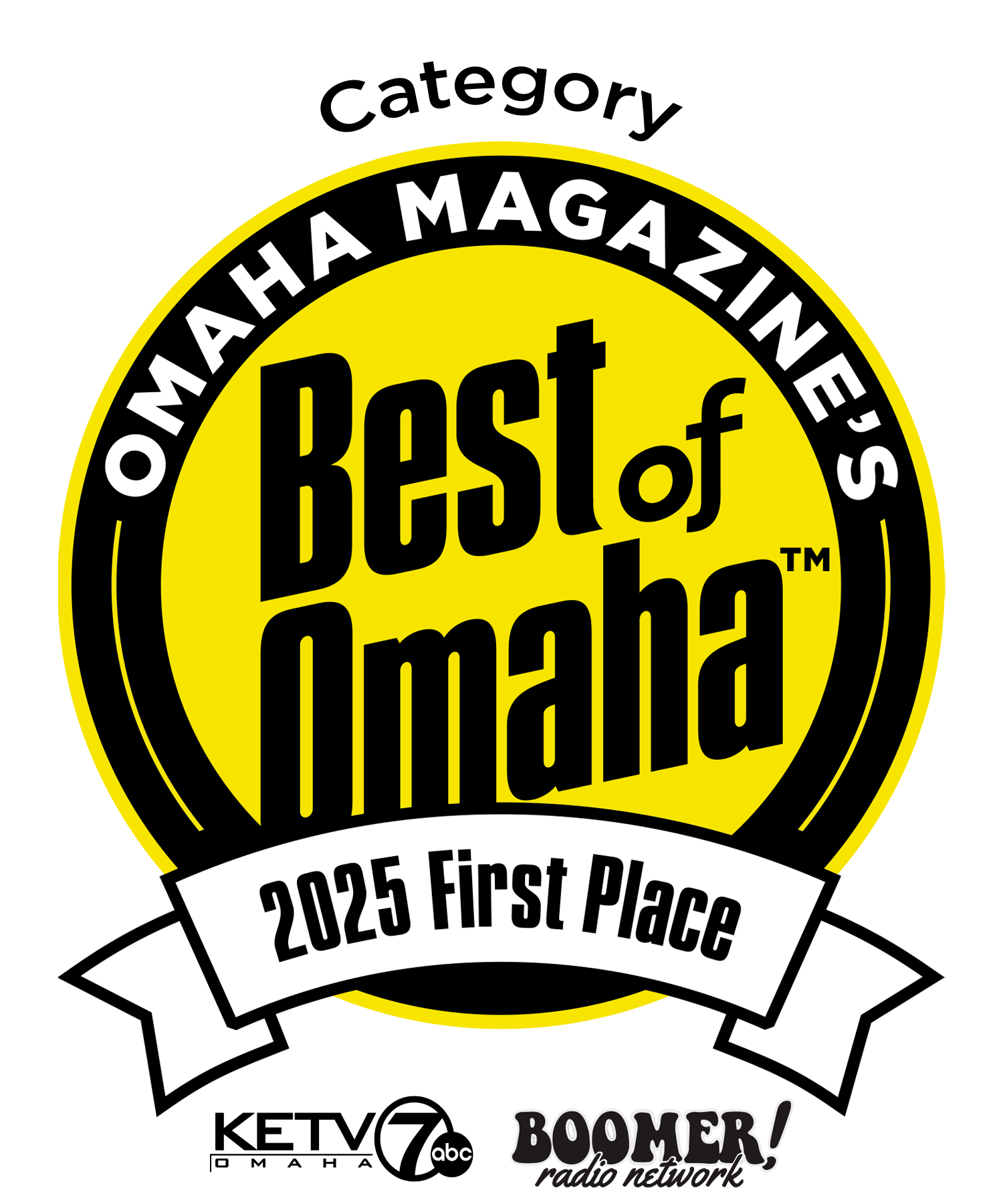 Best of Omaha Award - Large Window Decals