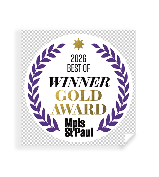 Mpls St. Paul - Best of Twin Cities - Transparent Window Cling