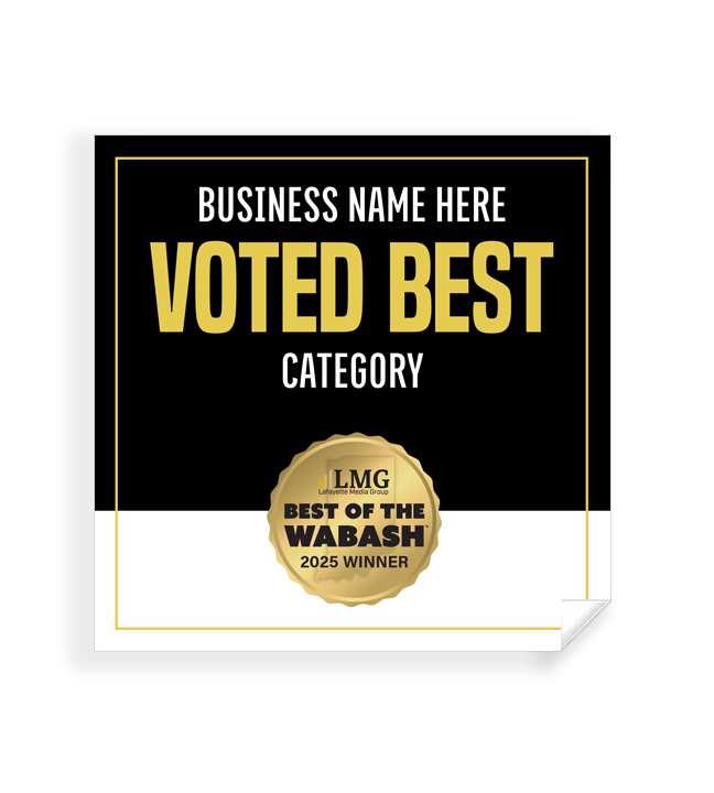 Best of the Wabash  - Window Cling