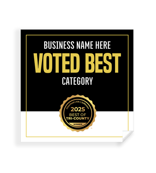 Best of Tri-County  - Window Cling