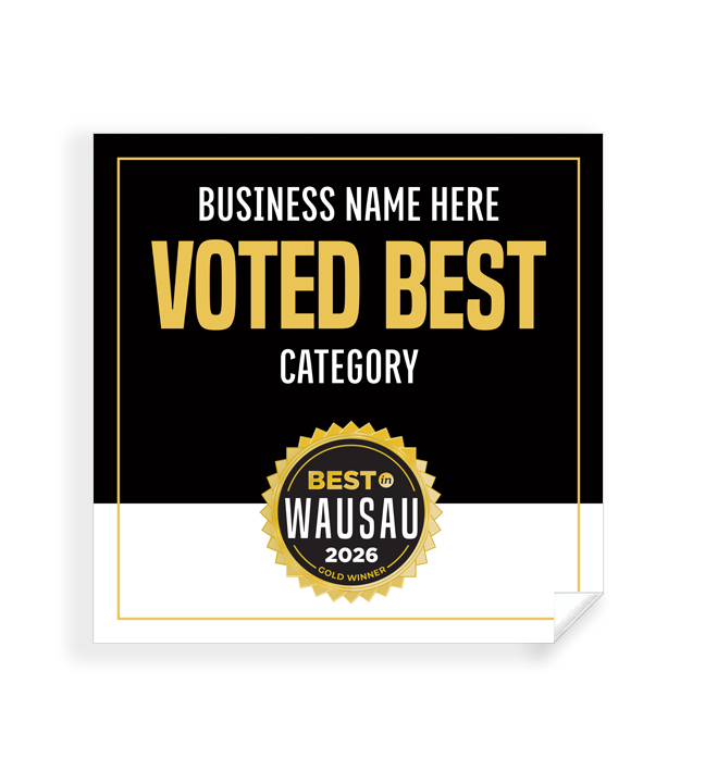 Best in Wausau  - Window Cling