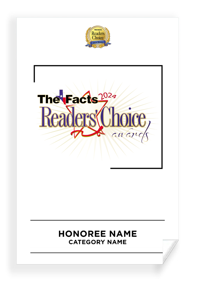 The Facts Readers Choice Award Reprint/Poster