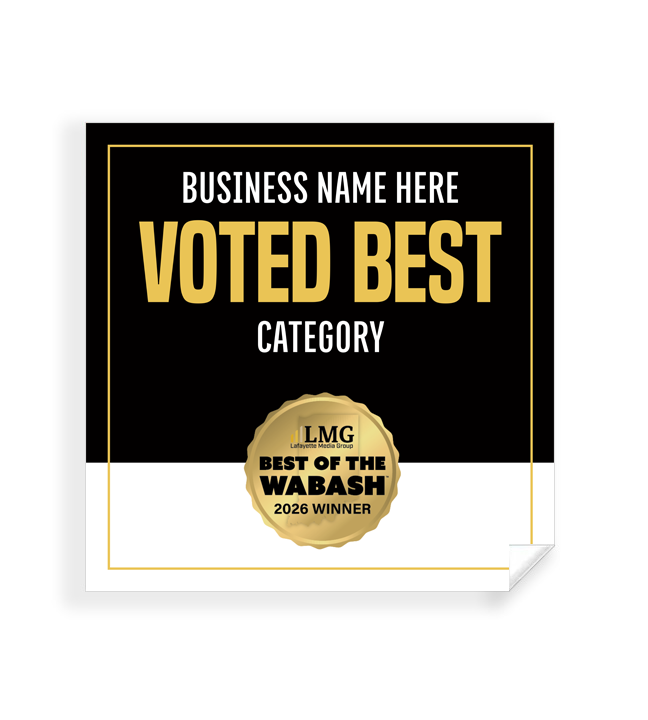 Best of the Wabash  - Window Cling