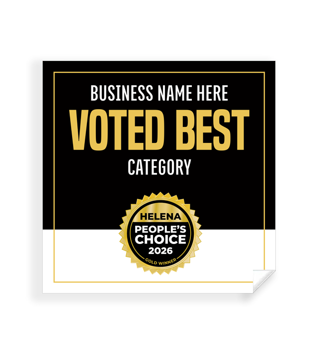 Helena People's Choice  - Window Cling