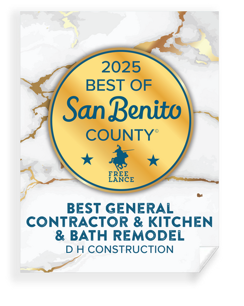 Hollister Free Lance Newspaper: "Best of San Benito County" Award Plaque - Window Clings