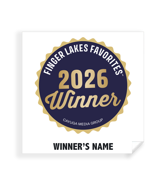 Finger Lakes Favorites - Simple Window Clings