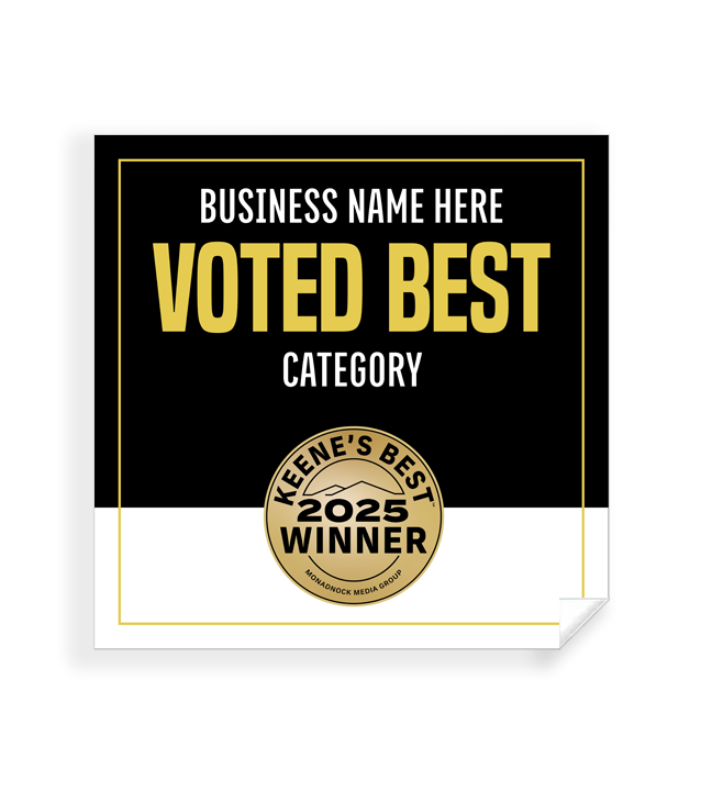 Keene's Best  - Window Cling