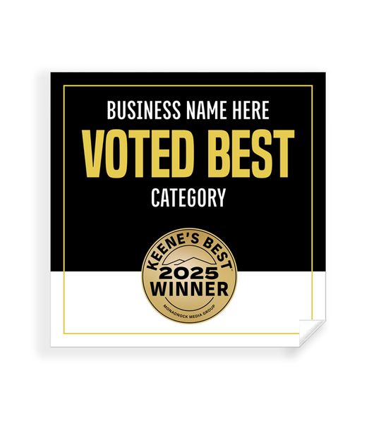 Keene's Best  - Window Cling