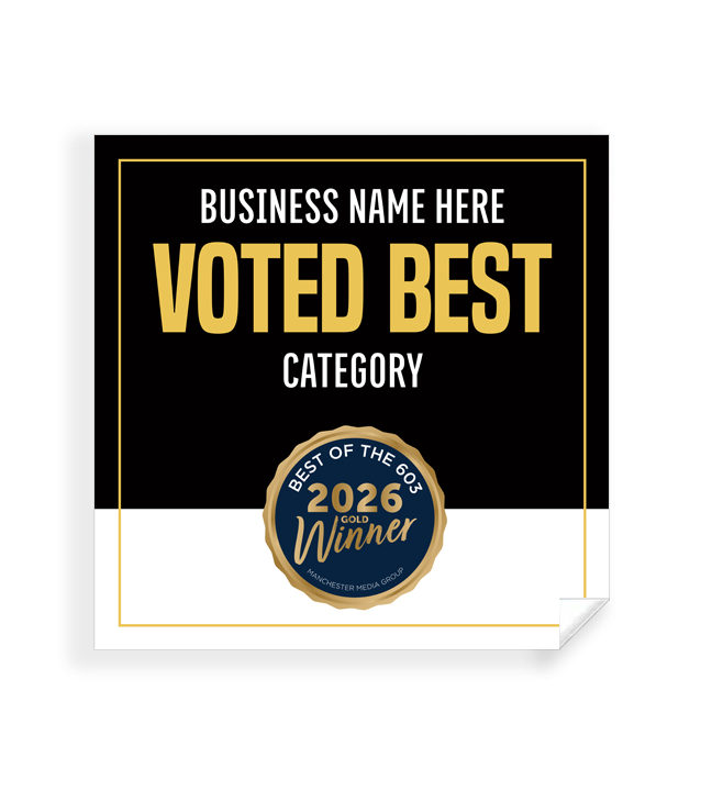 Best of the 603  - Window Cling
