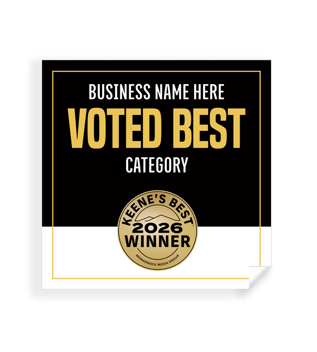 Keene's Best  - Window Cling