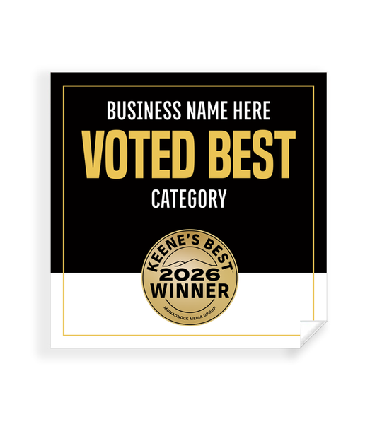 Keene's Best  - Window Cling