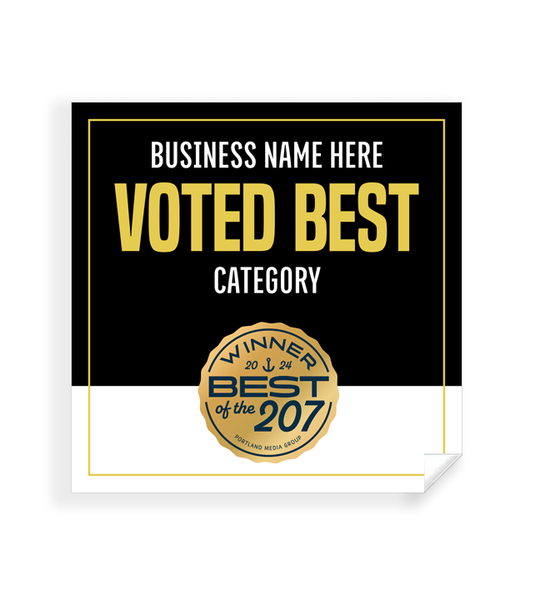 Best of the 207  - Window Cling