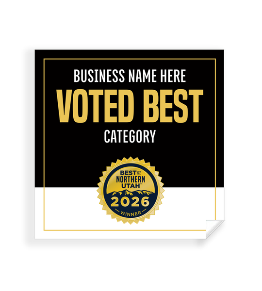 Best of Northern Utah  - Window Cling
