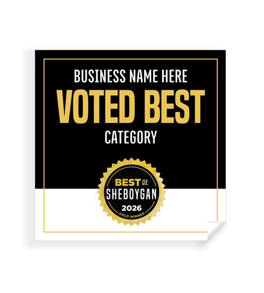 Best of Sheboygan  - Window Cling