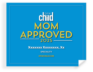 DFW Child - Mom Approved Award - Archival Reprints