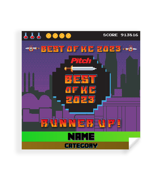 "Best of KC" Award Window Cling
