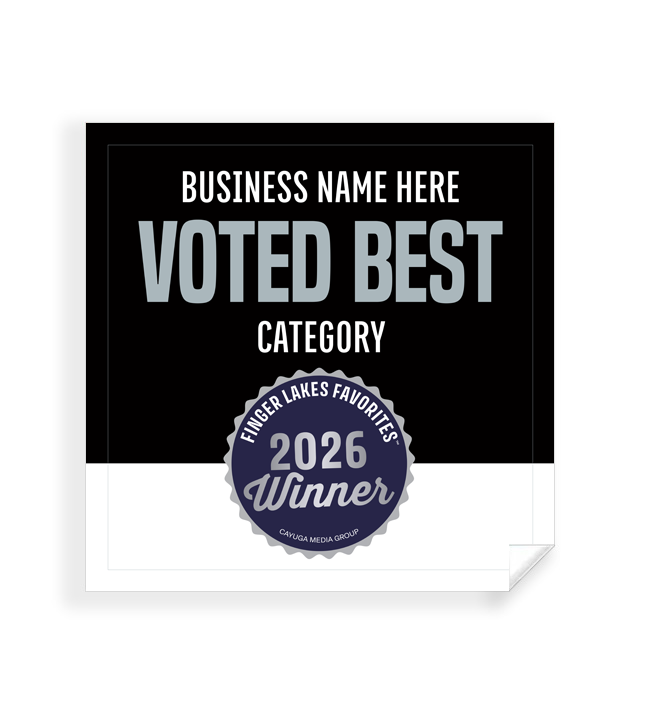 Finger Lakes Favorites  - Window Cling