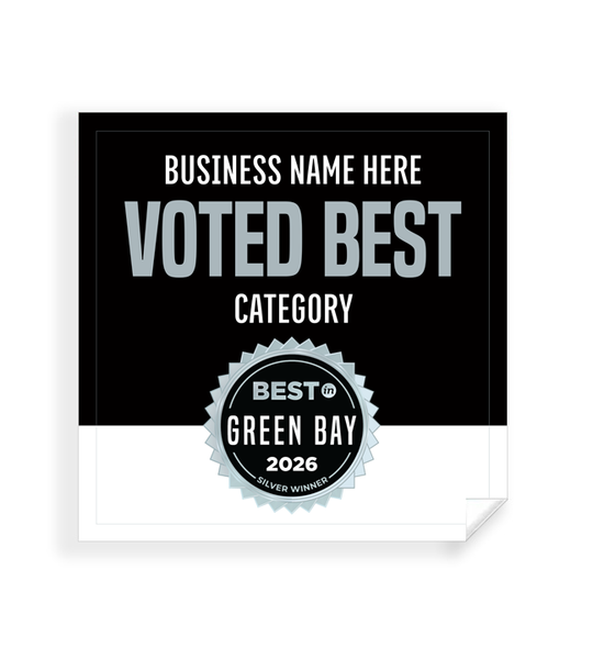Best in Green Bay  - Window Cling