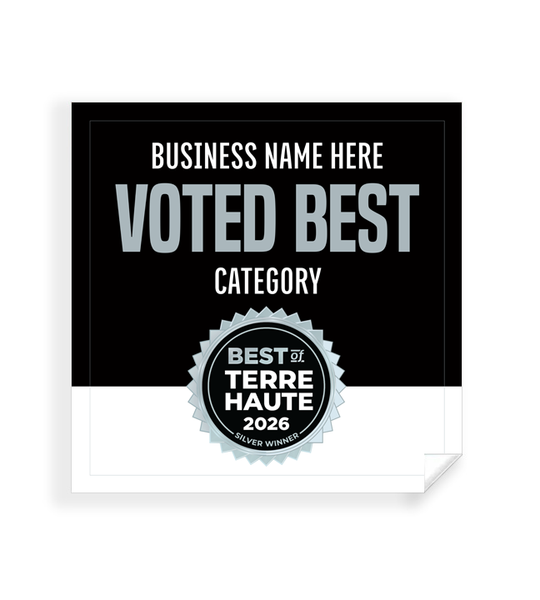 Best of Terre Haute  - Window Cling