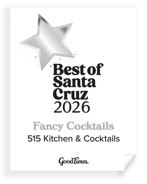 "Good Times: Best of Santa Cruz" Award - Window Clings