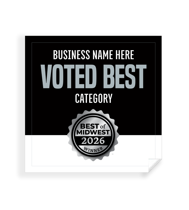 Best of Midwest - Window Cling