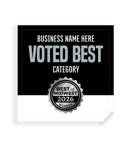 Best of Midwest - Window Cling