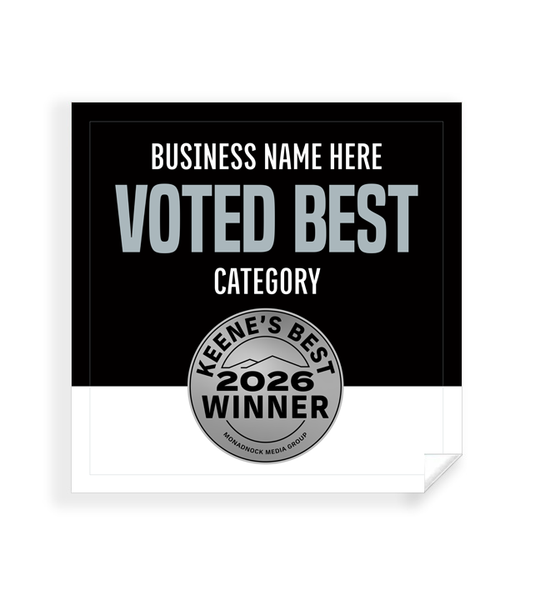 Keene's Best  - Window Cling