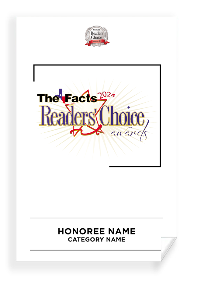 The Facts Readers Choice Award Reprint/Poster