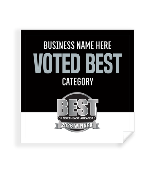 Best of Northeast Arkansas  - Window Cling