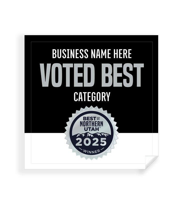 Best of Northern Utah  - Window Cling