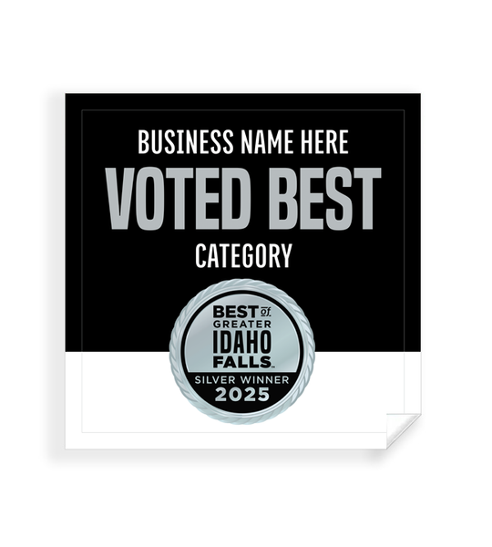 Best of Greater Idaho Falls  - Window Cling