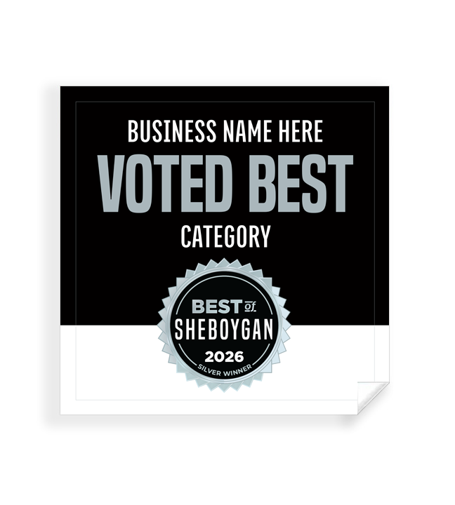 Best of Sheboygan  - Window Cling
