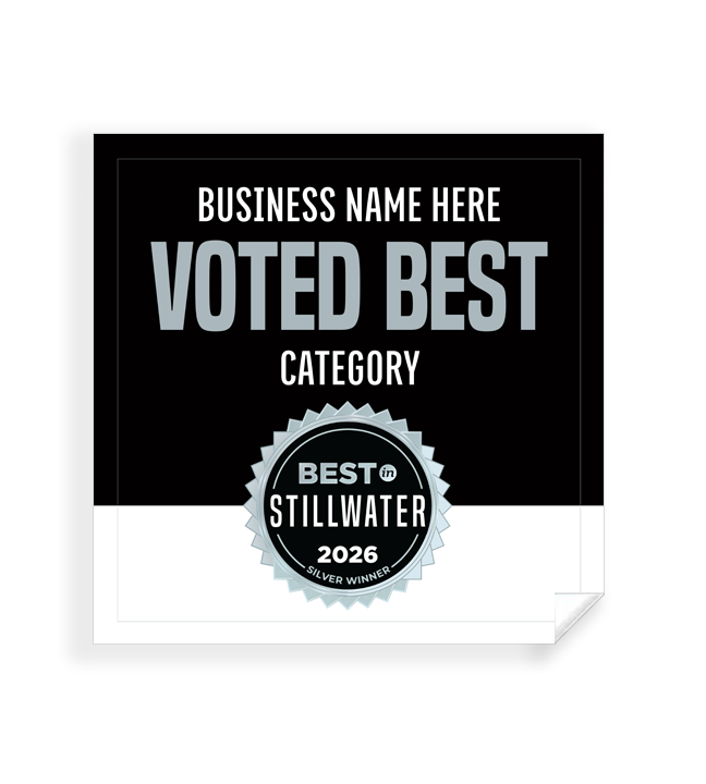 Best in Stillwater  - Window Cling
