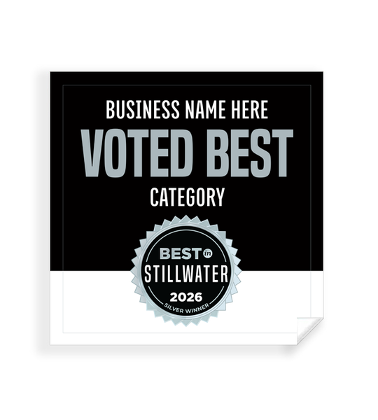 Best in Stillwater  - Window Cling